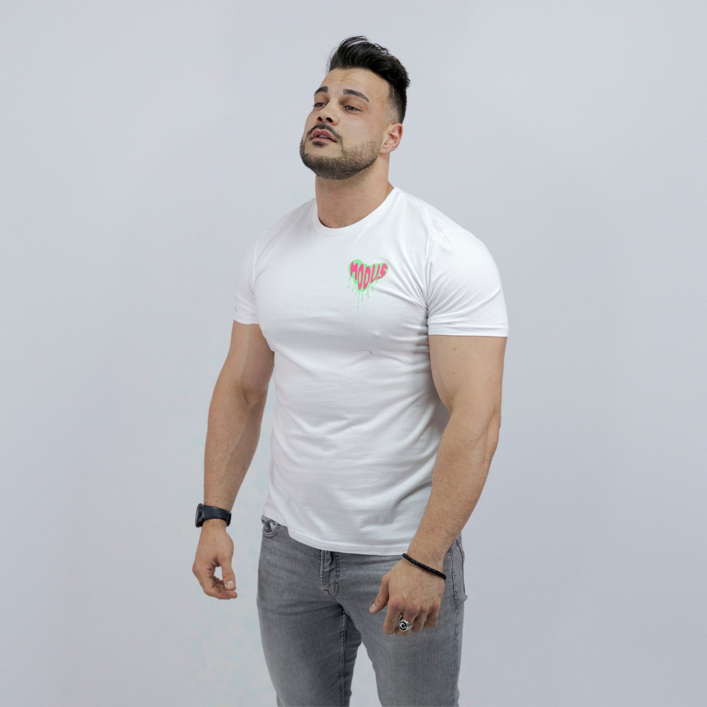 Heart Drip White