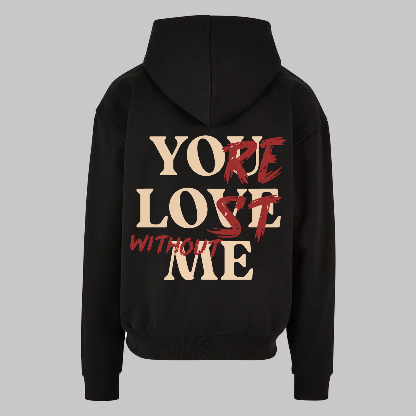 You Love Me - Black - Oversized