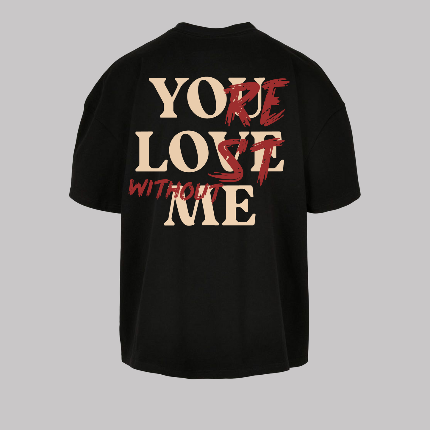 You Love Me - Black - Oversized