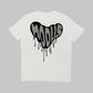 Heart Drip - White - Slim Fit