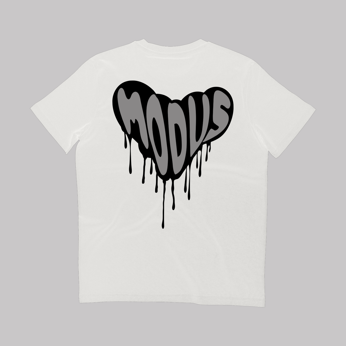 Heart Drip - White - Slim Fit