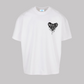 Heart Drip - White - Oversized