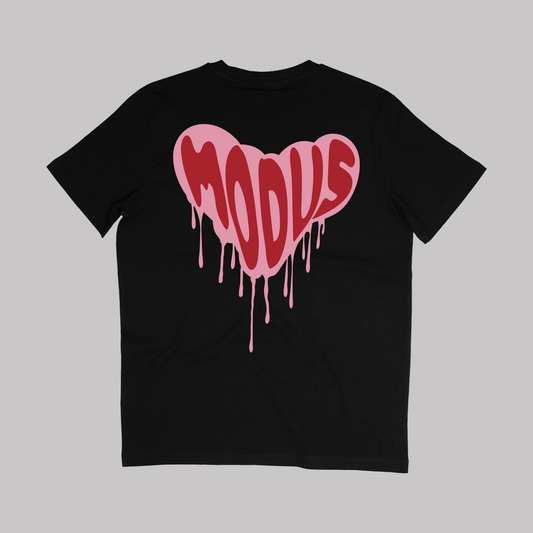 Heart Drip - Black - Slim Fit