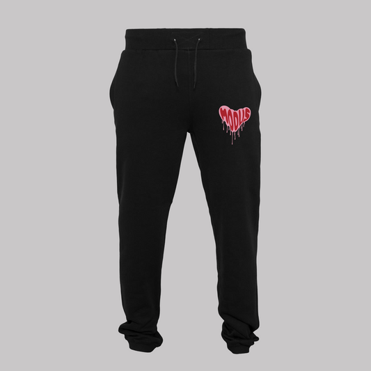 Heart Drip - Black Sweatpants