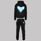 Heart Drip - Black/Blue - Tracksuit