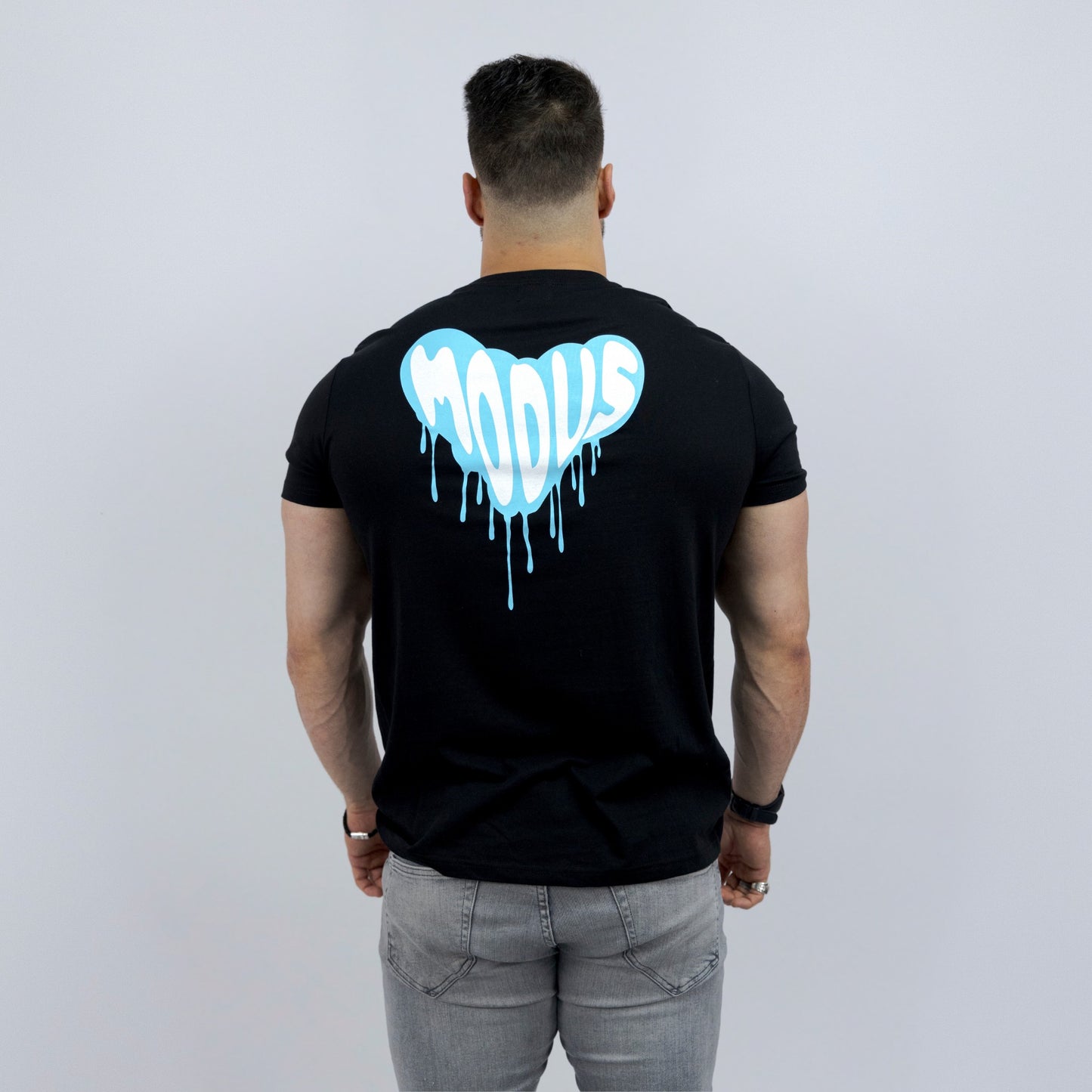 Heart Drip Black