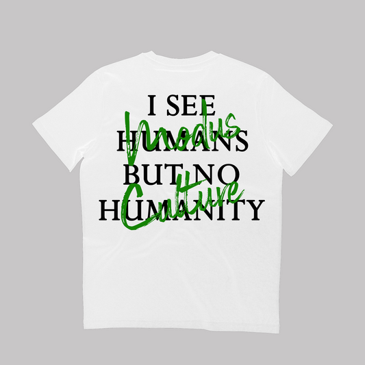 I See Humans But No Humanity - White - Slim Fit