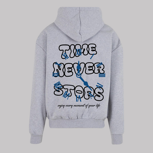 Time Never Stops - Grey - Oversized