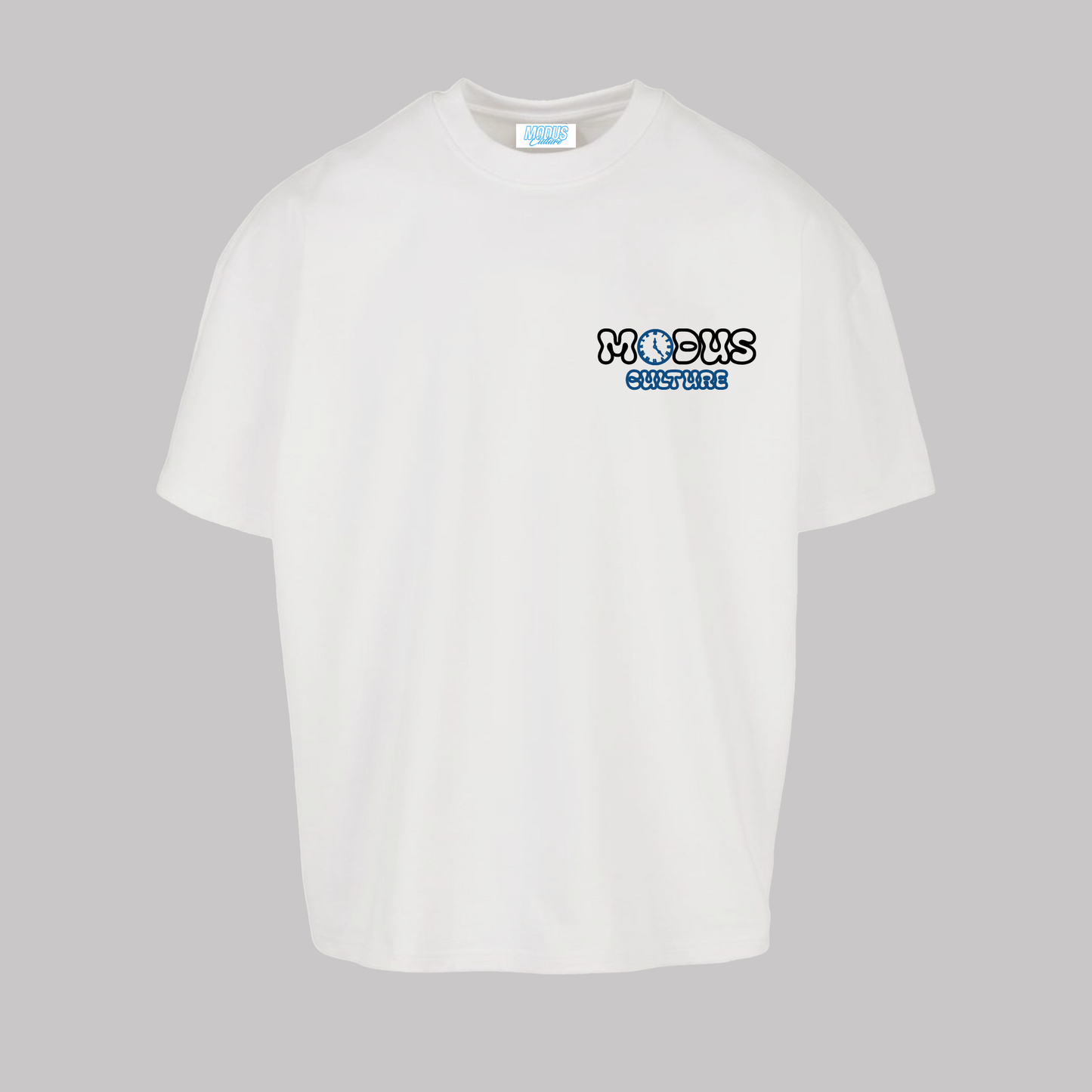 Time Never Stops - White  - Oversized